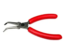 P91355a Snap-on Tools New Red Soft Grip 5-1/2 Inch 45 Bent Needle Nose Pliers Spain