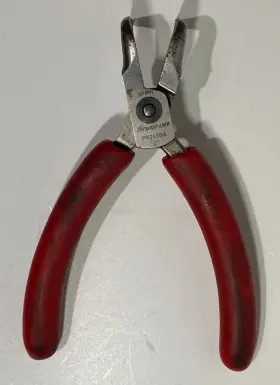P92650a Snap-on Ma6 5 Inch 90 Bent Needle Nose Pliers Red Soft Grip