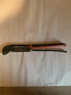Pwz2 Snap-on Pez2 Tools Red Black 17 Inch Adjustable Plier Wrench New Old Store Stock