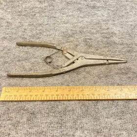 Pj10a Snap-on 10 Inch Straight Tip Retaining Ring Pliers Usa