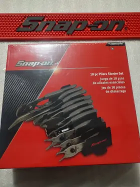 Pl1000startdt Snap-on Pl1000start Brand New 10pc Pliers Master Starter Set Dark Titanium