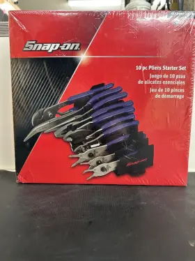 Pl1000startmb Snap-on 10pc Pliers Starters Set Needle Nose Cutters Crimper