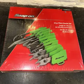 Pl1000starto Snap-on - 10pc Snapon Orange Plier Tool Set Brand New Sealed
