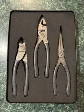 Pl306acf100mdt Snap-on Tools 3-piece 100th Anniversary Plier Set Ftnewft