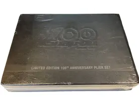 Pl307acfcedt Snap-on Rare 100th Anniversary 3 Piece Dark Titanium Plier Set New