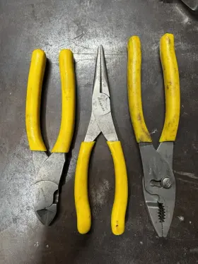 Pl307acfy Snap-on Snapon 3 Pc Plier Set Yellow