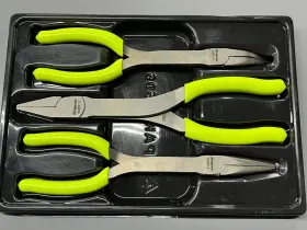 Pl308cfo Snap-on 3 Pc Long-nose Pliers Set -