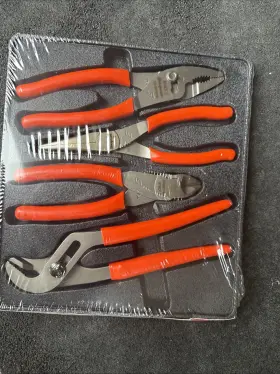 Pl400bo Snap-on For Tools New 4pc Plier Set-cutters Set Orange