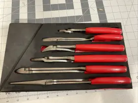 Pl600es Snap-on 6 Piece Essential Plier Set With Foam And Rack