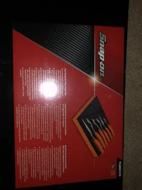 Pl600es1fo Snap-on Tools 6 Piece Essential Orange Plier Set In Foam New Box