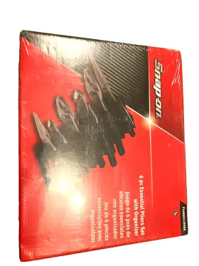 Pl600es1rkbk Snap-on New 6-pc Heavy Duty Pliers Set Black Sealed