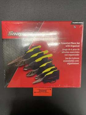 Pl600es1rkhv Snap-on Hi Viz 6 Piece Heavy Duty Essential Pliers Set