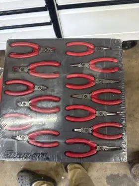 Plp1300a Snap-on 13 Pc P-series Pliers/cutters Set With Pro-fi Organization Red
