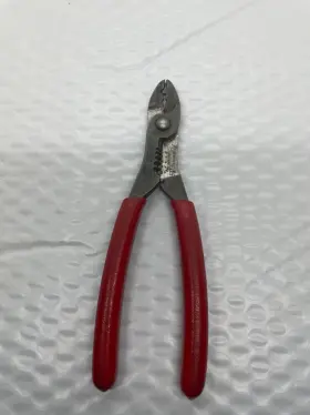 Pwcs7 Snap-on 7 Inch Long Red Wire Stripper Crimper Cutter