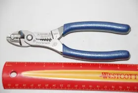 Pwcs7acfmb Snap-on Tools New Ships For Free 7 Inch Power Blue Wire Stripper / Cutter Crimper