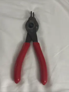 Sapcr3890 Snap-on Tools Red 90 Tip .038 Convertible Ring Pliers
