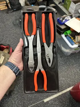 29acfo Snap-on Snap On Tools Usa 29acf Orange 9 Inch Wire Terminal Crimping Tool Brand New And Free Shipping