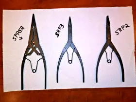 Snap-on Spp5a Snap-on Ring Pliers Set Of 3 Brand New