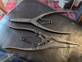 Snap-on Spr2-spr5a Long Retaining Ring Pliers Srp5a Srp2 Heavy Duty . Used