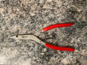 Srp3b Snap-on Straight Tip Soft Grip Transmission Ring Pliers Usa
