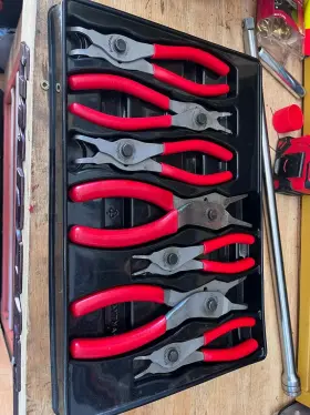 Srpc107 Snap-on Tools - 7 Piece Ring Pliers Set
