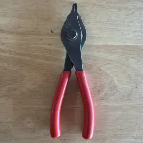 Srpc4745 Snap-on 45 Degree Tip Retaining Ring Pliers Red Convertible Usa