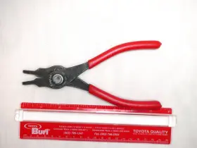 Srpc7090 Snap-on 7-1/2 Inch 90 Angle Tip Convertible Retaining Ring Pliers Usa