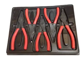Snap-on Srpcr105-s Snapon Srpcr105-5 Handheld Cushion Grip Ring Reversible Pliers Set Of 5
