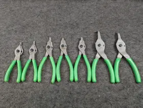 Srpcr107g Snap On Snap-on 7pcs Quick Release Ring Plier Set Green Handles 452626