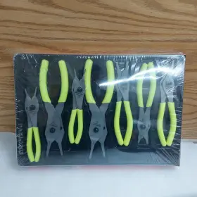 Srpcr107hv Snap-on New Rare 7 Pc High Vis Yellow Ring Pliers Set