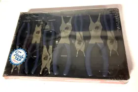 Srpcr107mb Snap-on New 7-piece Retaining Ring Plier Set Power Blue Vinyl Grip