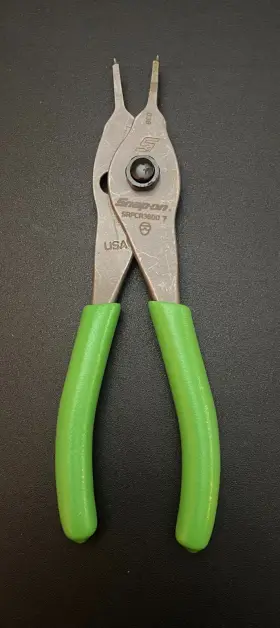 Srpcr3800g Snap-on 6 1/2 Inch Internal / External New Snap-ring Pliers .038 Green Straight