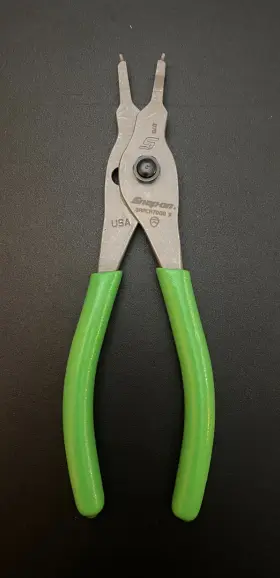 Srpcr7000g Snap-on 7 1/2 Inch Internal / External New Snap-ring Pliers .070 Green Straight