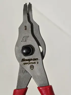 Srpcr7045 Snap-on Tools Red 45 Tip .070 Convertible Ring Pliers Usa