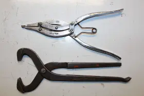 Gcp10-p35 Snap-on Tools Mac Gcp10 Grease And Dust Cap Tool P35 Ring Pliers 2pcs Usa