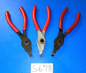 Srpc700 Snap-on Tools 3 Pc. Convertible Snap-ring Pliers Medium Straight 45 And 90 Degree