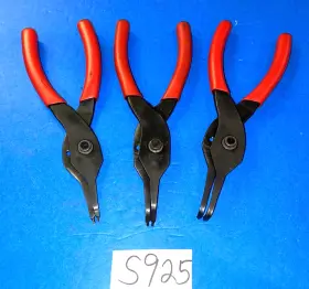 Srpc900 Snap-on Tools 3 Piece Convertible Snap-ring Pliers Straight 45 And 90 Degree Srpc900 Snap-on Tools 3 Piece Convertible Snap-ring Pliers Straight 45 And 90 Degree