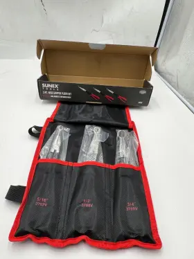 Sunex Tools 613364163627 3703v 3 Piece 11 Inch Long Reach Hose Gripper Pliers