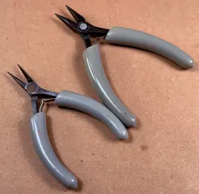 Swanstrom Tools S109 Vintage - Usa 2pc Micro Mini Plier Set S221 Padded Grip