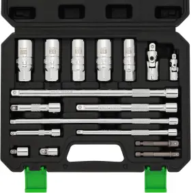 Tc015 Tecotek 17-pieces Drive Tool Accessory Set Spark Plug 17pcs