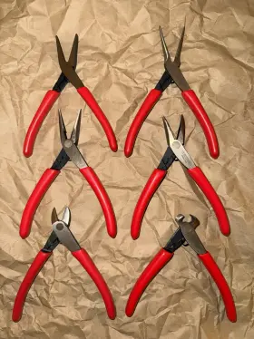 Pmn99906 Tekton 6 Piece Mini Pliers Set Gripping Cutting