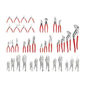 Plr99021 Tekton Tools Gripping Cutting Locking And Mini Pliers Set