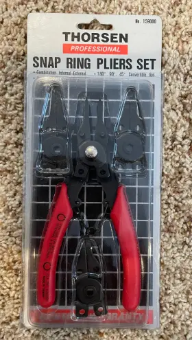 Thorsen 033197590009 Nos Professional Snap Ring Pliers Set No. 159000 Convertible Tips
