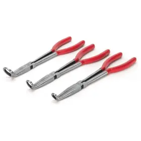 Titan 802090607769 60776 3-piece Long Nose Hose Grip Pliers Set 11 Inch Small/medium/large