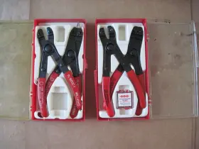 U84001-3 Utica Lot Of 2 Snap Ring Plier Sets Williams 027081