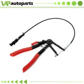 Vap1072290us Vap-autoparts Long Reach Flexible Wire Hose Clamp Pliers Car Fuel Oil Water Pipe Repair Tools