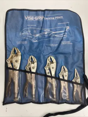 10wr-7wr-7wr-5rw-4ln Vice Grip 10wr-7wr-7wr-5wr-4ln Petersen Dewitt Vise Usa 5pc Locking Pliers Wrench
