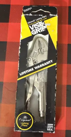 Vise-grip 038548000091 Rare 5 Inch Curved Jaw Locking Pliers 5wr Peterson Dewitt Vintage Nos