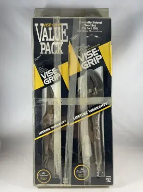 Vise-grip 038548006154 Vintage Value Pack 615 6ln And 7wr Locking Pliers Usa In Box 1993
