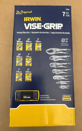 Vise-grip 038548007571 757kb 7 Piece Locking Plier Set